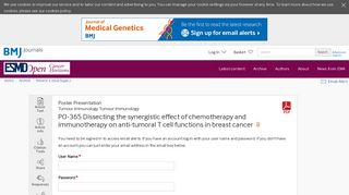 PO-365 Dissecting the synergistic effect of chemotherapy and ...