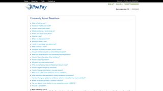 FAQs - PoaPay.com