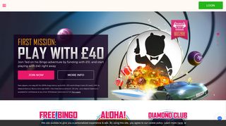 Ted Bingo | #1 Online Bingo Site | Add £10 Play with £40
