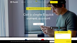 Pockit - Award Winning Online Account & MasterCard - Only 99p