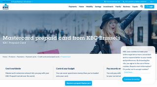 Prepaid Mastercard from KBC Brussels - KBC Brussels Bank ...