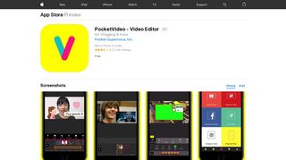 PocketVideo - Video Editor on the App Store - iTunes - Apple