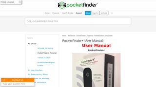 PocketFinder+ User Manual - PocketFinder Support Center - Location ...