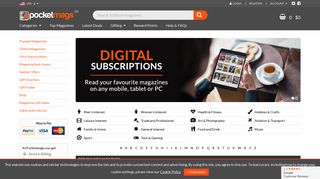 Online Magazines - Digital Magazine Subscriptions | Pocketmags USA