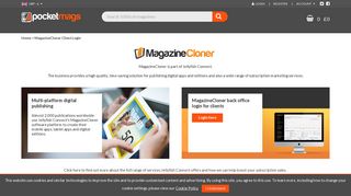 MagazineCloner Client Login | Pocketmags.com