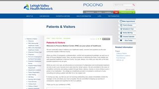 Patients & Visitors - Pocono Medical Center