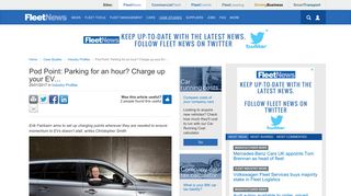 Pod Point: Parking for an hour? Charge up your EV... | Industry Profiles
