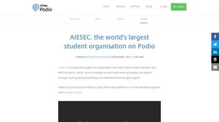 AIESEC, the world's largest student organisation on Podio - Podio Blog