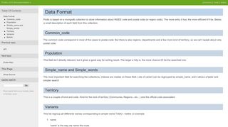 Data Format — Podis v2.0 documentation - Pythonhosted.org