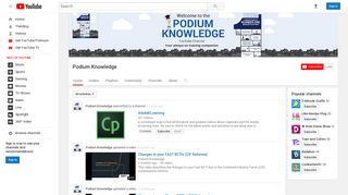 Podium Knowledge - YouTube