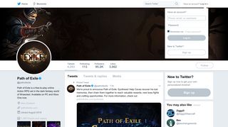 Path of Exile (@pathofexile) | Twitter