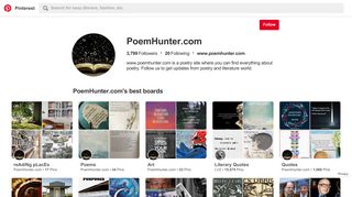 PoemHunter.com (poemhuntercom) on Pinterest