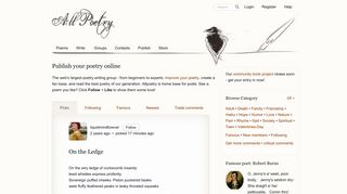 All Poetry - The world's largest poetry site : All Poetry
