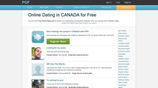 Online Dating in CANADA for Free - POF.com
