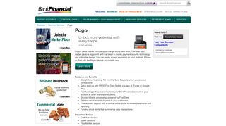 Pogo for Mobile Merchants | BankFinancial