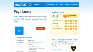 Pogo Loans Reviews - readies.co.uk