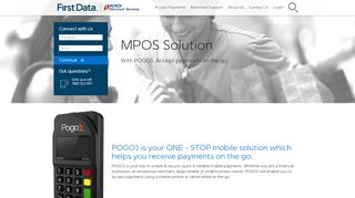 Mobile POS Solution POGO> | ICICI Merchant Services - First Data