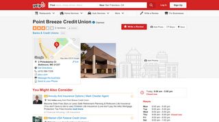 Point Breeze Credit Union - Banks & Credit Unions - 2 Philadelphia Ct ...