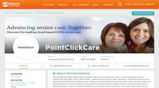 40 Customer Reviews & Customer References of PointClickCare ...