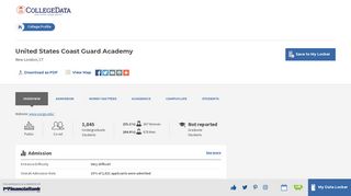 United States Coast Guard Academy Admissions Information ...