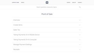 Point of Sale | Square Support Center - US