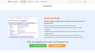 Features | Pointofmail.com | Track Email. Recall Email. Get Read ...