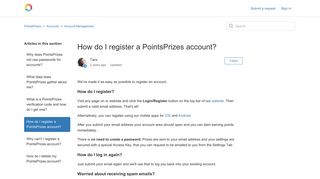 How do I register a PointsPrizes account? – PointsPrizes