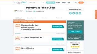 PointsPrizes Coupons - Save $23 with Feb. 2019 Deals