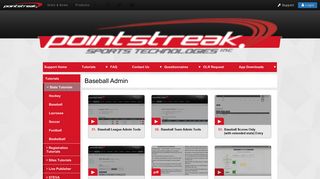 Baseball Admin | Pointstreak Sports Technologies - A Stack Sports ...