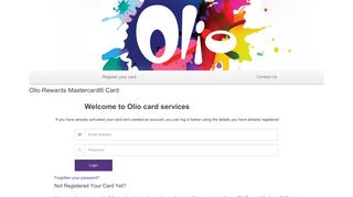 Olio card services