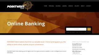 Online Banking - POINTWEST Bank