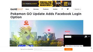 Pokemon GO Update Adds Facebook Login Option – Game Rant