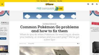 Common Pokémon Go problems and how to fix them | iMore