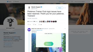 Niantic Support on Twitter: 