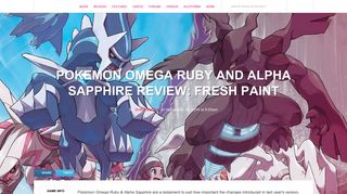 Pokemon Omega Ruby and Alpha Sapphire review: fresh paint ...