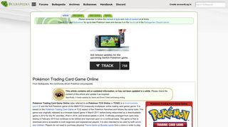 Pokémon Trading Card Game Online - Bulbapedia, the community ...