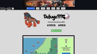 DelugeRPG: Online Pokemon Fangame (RPG)