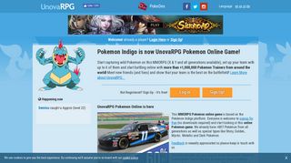 Pokemon Online Game - UnovaRPG (Pokemon Indigo)