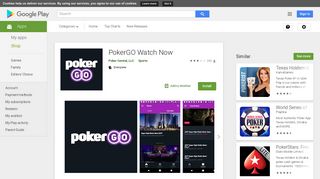 PokerGO Watch Now - Apps on Google Play