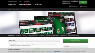 Pokerstars-casino | Website login via Stars ID and password only