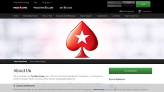 About Us - Biggest Online Poker Site - PokerStars