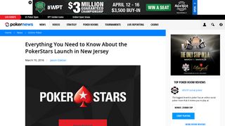 PokerStars in New Jersey: Everything You Need to Know | PokerNews