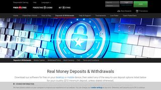 Online Real Money Poker - Safe Deposits and Withdrawals - PokerStars