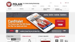 Polam Federal Credit Union | Personal – Business Banking