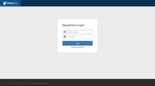 Department Login - PoliceApp