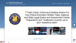 Police Promotion Flash Cards for Promotional Textbooks