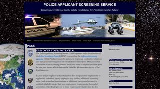 POLICE APPLICANT SCREENING SERVICE | Ensuring exceptional ...