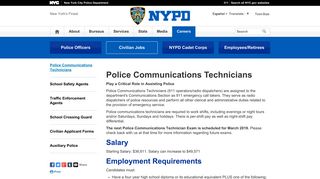 Police Communications Technicians - NYPD - NYC.gov