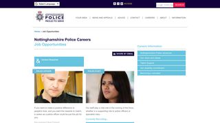 Careers - Nottinghamshire Police