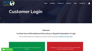 Login to MCN Healthcare's Policy Library and StayAlert! regulatory ...